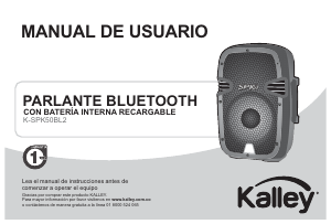 Manual de uso Kalley K-SPK50BL2 Altavoz