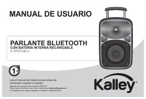 Manual de uso Kalley K-SPK30BL2 Altavoz