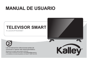 Manual de uso Kalley K-LED43FHDSNBT Televisor de LED