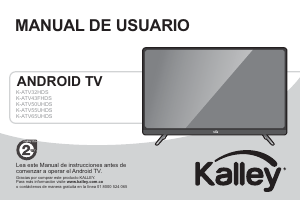 Manual de uso Kalley K-ATV55UHDS Televisor de LED