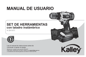 Manual de uso Kalley K-SH18TI Atornillador taladrador