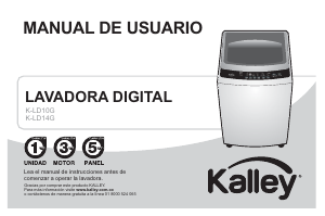 Manual de uso Kalley K-LD14G Lavadora