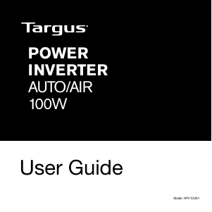 Manual Targus APV10US1 Power Inverter
