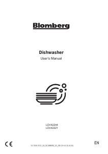 Manual Blomberg LDV42221 Dishwasher