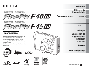 Mode d’emploi Fujifilm FinePix F45fd Appareil photo numérique