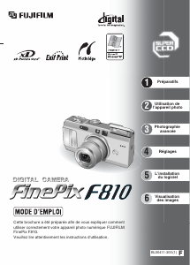 Mode d’emploi Fujifilm FinePix F810 Appareil photo numérique