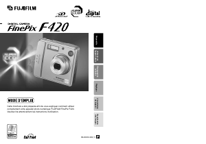 Mode d’emploi Fujifilm FinePix F420 Appareil photo numérique