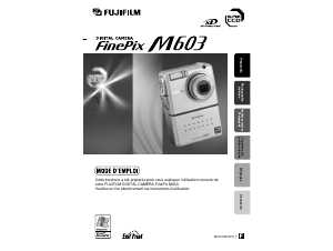 Mode d’emploi Fujifilm FinePix M603 Appareil photo numérique