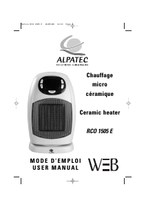 Manual Alpatec RCO 1505 E Heater