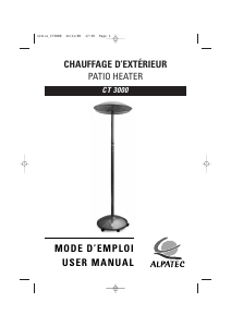 Mode d’emploi Alpatec CT 3000 Radiateur de terrasse