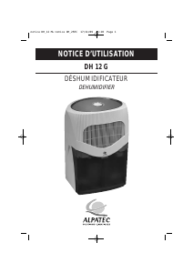Manual Alpatec DH 12 G Dehumidifier