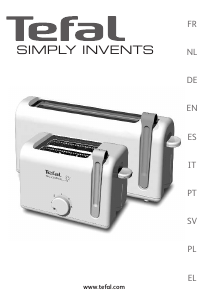 Manual Tefal TT225515 Simply Invents Toaster