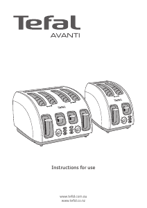 Посібник Tefal TF562E40 Avanti Тостер