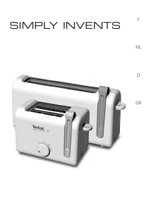 Kullanım kılavuzu Tefal TT221215 Simply Invents Ekmek kızartma makinesi