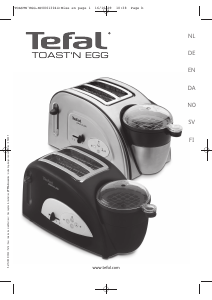 Handleiding Tefal TT551515 Toastn Egg Broodrooster