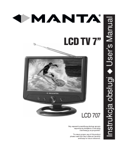 Instrukcja Manta LCD 707 Telewizor LCD