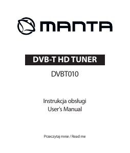 Instrukcja Manta DVBT010 Odbiornik cyfrowy