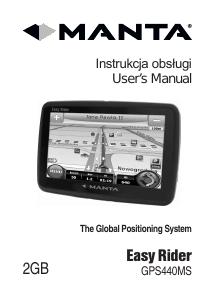 Manual Manta GPS-440MS Easy Rider Car Navigation