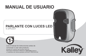 Manual de uso Kalley K-SPK200T Altavoz