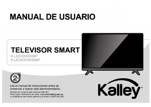 Manual de uso Kalley K-LED32HDSNBT Televisor de LED