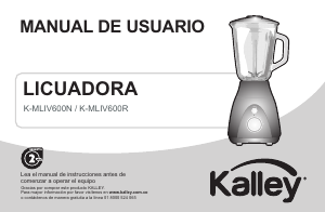 Manual de uso Kalley K-MLIV600 Batidora
