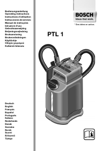 Εγχειρίδιο Bosch PTL 1 Συσκευή καθαρισμού με ατμό ταπετσαρίας