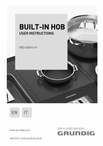 Manual Grundig GIEI 634414 H Hob