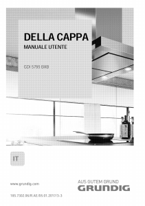 Manuale Grundig GDI 5795 BXB Cappa da cucina