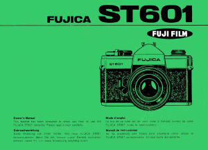 Manual Fujica ST601 Camera
