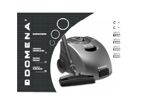 Manual de uso Domena CS 4 Limpiador de vapor