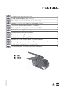 Käyttöohje Festool BS 105 Nauhahiomakone