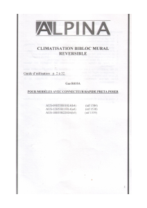 Mode d’emploi Alpina AUS-09H53R010L4(b4) Climatiseur