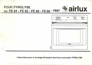 Mode d’emploi Airlux FE 64 Four