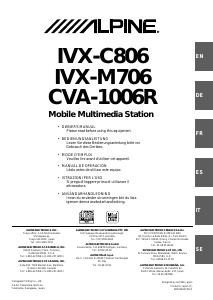 Mode d’emploi Alpine CVA-1006R Autoradio