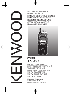 Handleiding Kenwood TK-3301E Walkie-talkie