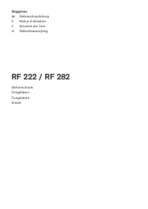 Bedienungsanleitung Gaggenau RF282305 Gefrierschrank