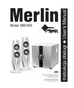 Instrukcja Manta MM1400 Merlin Głośnik