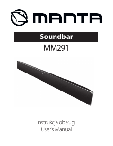 Manual Manta MM291 Soundbar Speaker