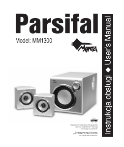 Instrukcja Manta MM1300 Parsifal Głośnik