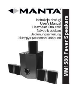 Instrukcja Manta MM1580 Fever Zestaw kina domowego