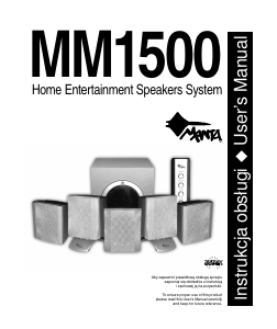 Instrukcja Manta MM1500 Zestaw kina domowego