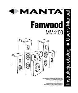 Instrukcja Manta MM4100 Fanwood Zestaw kina domowego