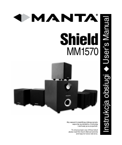 Instrukcja Manta MM1570 Shield Zestaw kina domowego