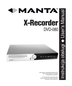 Manual Manta DVD-080 X-Recorder DVD Player