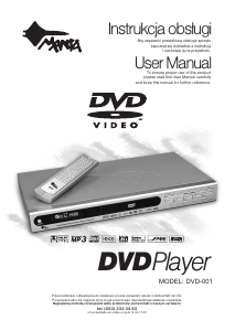 Handleiding Manta DVD-001 DVD speler