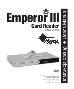 Handleiding Manta DVD-016 Emperor III DVD speler