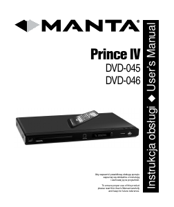 Instrukcja Manta DVD-045 Prince IV Odtwarzacz DVD