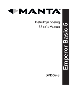 Instrukcja Manta DVD-064S Emperor Basic 5 Odtwarzacz DVD