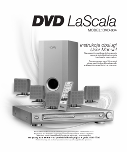 Instrukcja Manta DVD-004 LaScala Odtwarzacz DVD