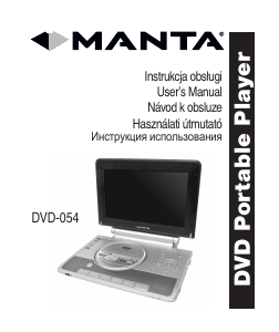 Manuál Manta DVD-054 Přehrávač DVD